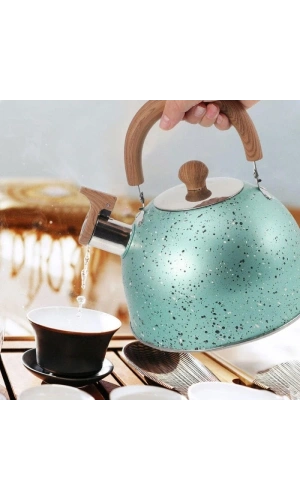 Bidebuvar Granit Görünümlü Demlik