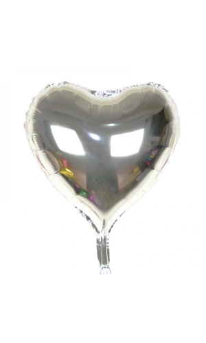 Bidebuvar Gümüş Rengi Uçan Folyo Balon 80 Cm.