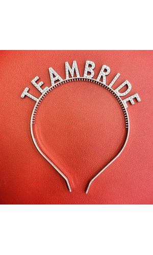 Bidebuvar Gümüş Renk Team Bride Taç – Gelin ve Nedime Tacı