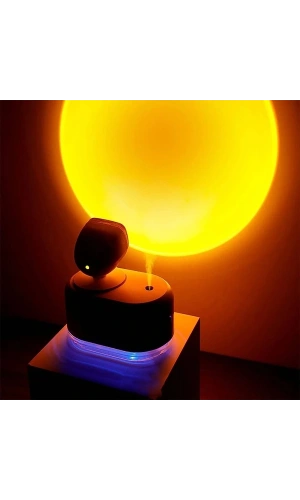 Bidebuvar Gün Batımı Lambalı Hava Nemlendiricisi