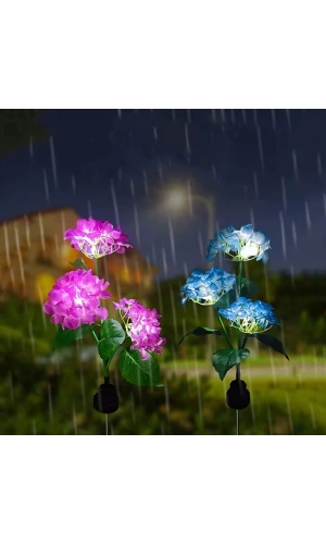 Bidebuvar Güneş Enerjili Kazıklı Çiçek LED Lamba