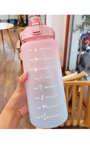Bidebuvar Günlük Motivasyon Su Matarası 2 Litre