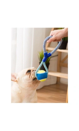 Bidebuvar Halatlı Köpek Çiğneme Topu