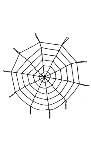 Bidebuvar Halloween Cadılar Bayramı Örümcek Ağ Dekor Siyah