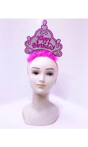 Bidebuvar Happy Birthday Neon Tacı