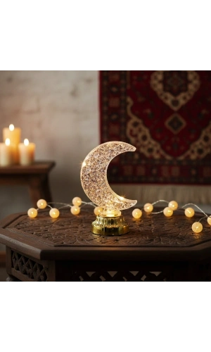 Bidebuvar Hilal Ay Pilli LED Lamba