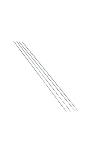 Bidebuvar İnce Kare Kesim Metal Ciğer ve Domates Şişi - 50 cm