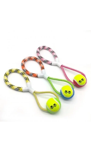 Bidebuvar İpli Köpek Oyun Topu