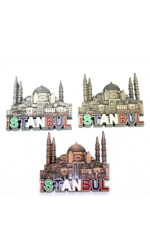 Bidebuvar İstanbul Temalı Metal Magnet Model 6