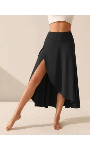 Bidebuvar Kadın Cep Detay Taytlı Sandy Etek