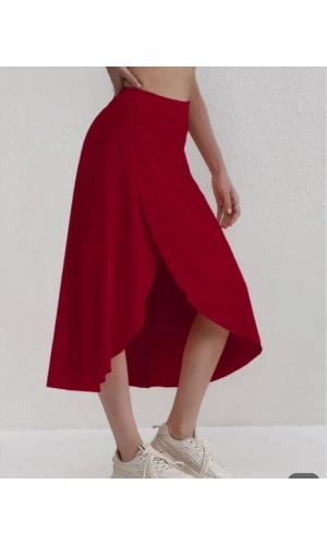 Bidebuvar Kadın Cep Detay Taytlı Sandy Etek