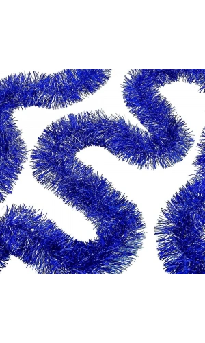 Bidebuvar Kalın Simli Parti Süsü 2 Metre Mavi