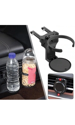 Bidebuvar Katlanabilir Araba Bardak Şişe Tutucu