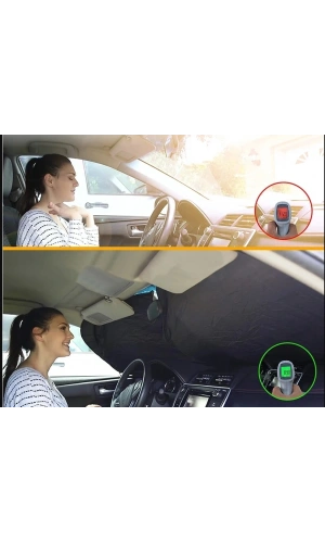 Bidebuvar Katlanabilir Ön Cam Araba Güneşliği