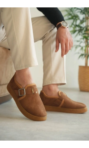 Bidebuvar KB-KX1 Kuback Taba Kürklü Günlük Erkek Ayakkabı