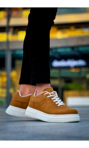 Bidebuvar KB-X20 Kuback Taba Süet  Günlük Erkek Ayakkabı