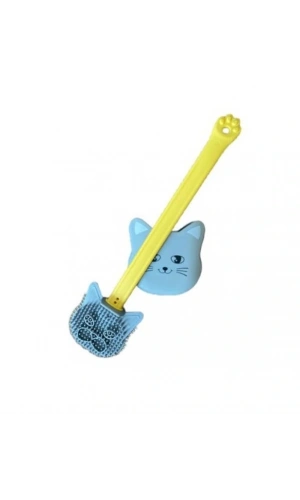 Bidebuvar Kedi Tasarımlı Ergonomik Tuvalet Fırçası