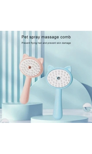 Bidebuvar Kedi ve Köpekler İçin Buharlı Masaj Tarağı