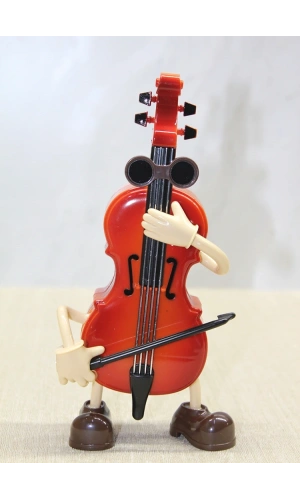 Bidebuvar Keman Müzik Kutusu Eğlenceli Tasarım