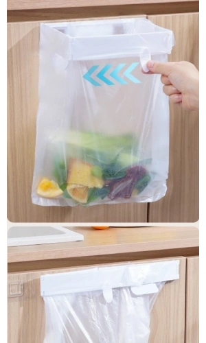 Bidebuvar Kendinden Yapışkanlı Katlanabilir Çöp Poşeti Tutucu Aparat