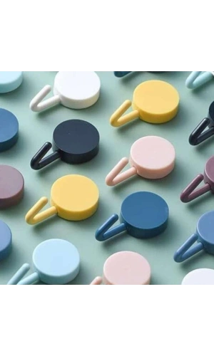 Bidebuvar Kendinden Yapışkanlı Renkli Duvar Askısı