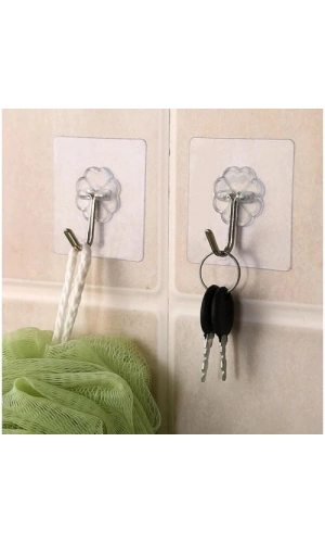 Bidebuvar KENDINDEN YAPIŞKANLI ŞEFFAF ASKI 5 Lİ SET