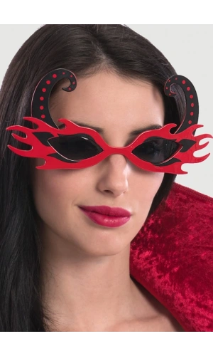 Bidebuvar Kırmızı Alevli Parti Gözlüğü