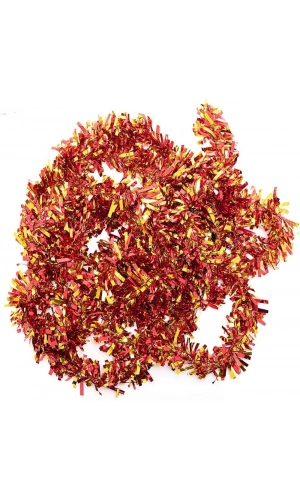 Bidebuvar Kırmızı Altın Renk Garland Çİft Renk Sim Süs