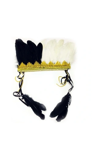 Bidebuvar Kızılderili Tüylü Parti Başlığı