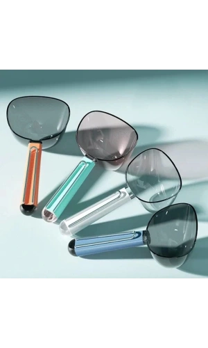 Bidebuvar Klipsli Ölçekli Kedi Köpek Mama Küreği