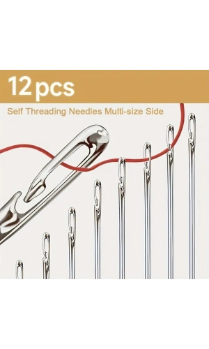 Bidebuvar Kolay İplik Geçirilen İğne Seti 12 Adet