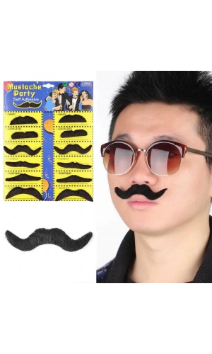 Bidebuvar Kostüm Partisi Takma Bıyık 6 Model