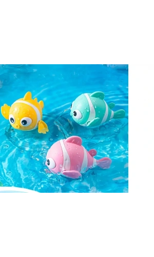 Bidebuvar Kurmalı Balık Bebek Banyo Oyuncağı