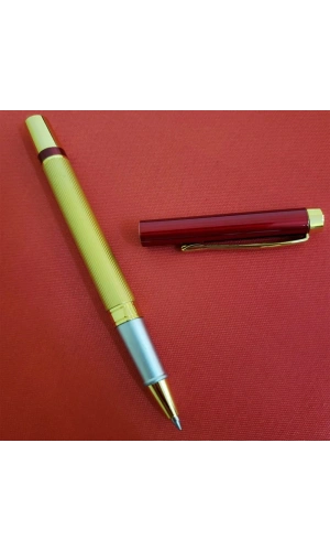 Bidebuvar Kutulu Kırmızı Gold Tasarım Roller Kalem