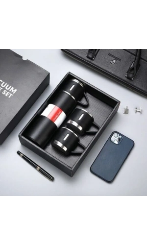 Bidebuvar Kutulu Termos Set 500 ml