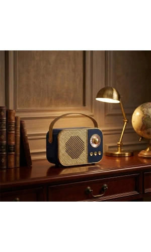 Bidebuvar LED Aydınlatmalı Hoparlör Siyah