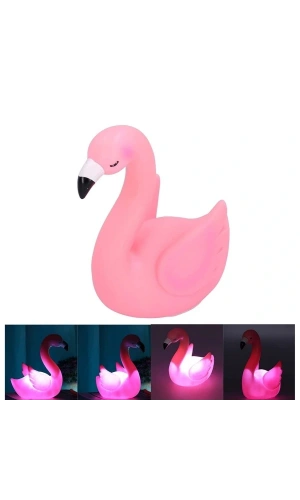 Bidebuvar LED Işıklı Flamingo Masa Lambası