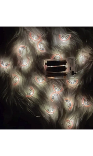 Bidebuvar Led Işıklı Gökkuşağı Dekoratif İp