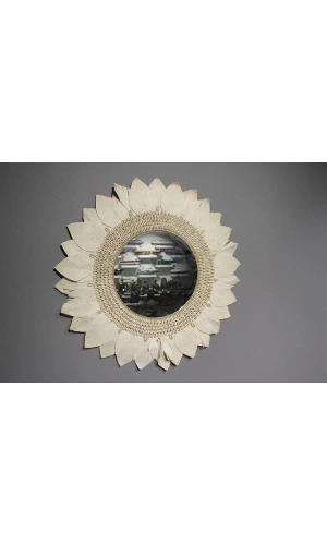 Bidebuvar Makrome Duvar Aynası Model 1