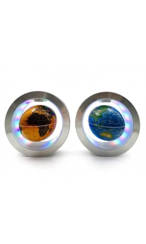 Bidebuvar Manyetik Yuvarlak Ledli Dünya Küre