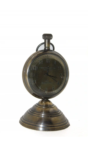 Bidebuvar Masa Üstü Pirinç Saat Model 3