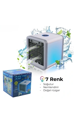 Bidebuvar Masaüstü Kare Su Hazneli Fan