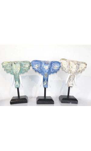 Bidebuvar Maun Ağacı Fil Kafası Dekoratif