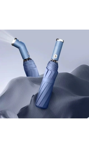 Bidebuvar Mavi El Fenerli Şemsiye