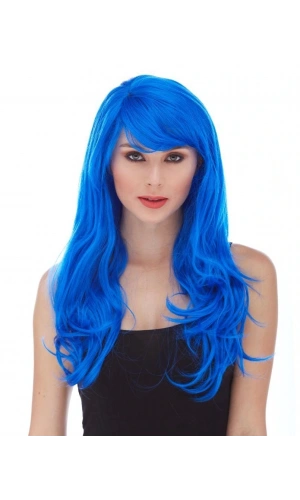 Bidebuvar Mavi Renk Parti Peruğu