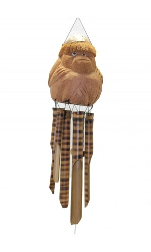 Bidebuvar Maymun Büstü Rüzgar Çanı