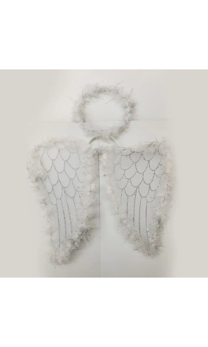 Bidebuvar Melek Kanadı ve Tacı Beyaz Renk