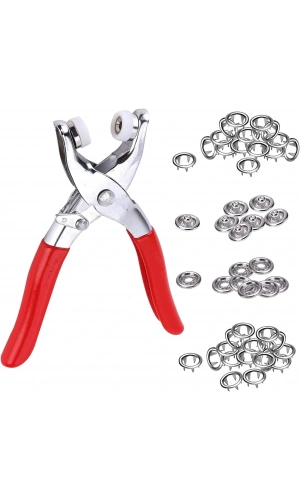 Bidebuvar Metal Çıtçıt Pensesi ve Düğme Seti