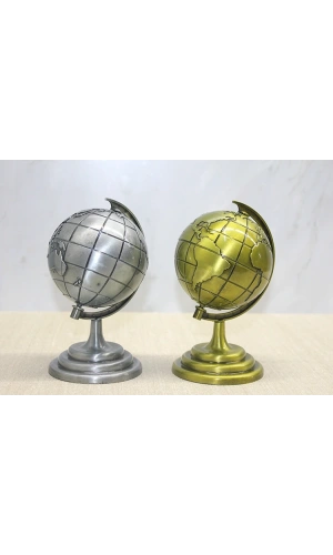 Bidebuvar Metal Dünya Küre Model 1