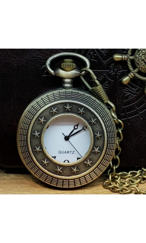 Bidebuvar Metal Köstekli Cep Saati